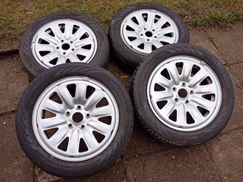 Zimní kola 16ky 5x112 pneu 80% Škoda Vw Seat Audi - dobírka