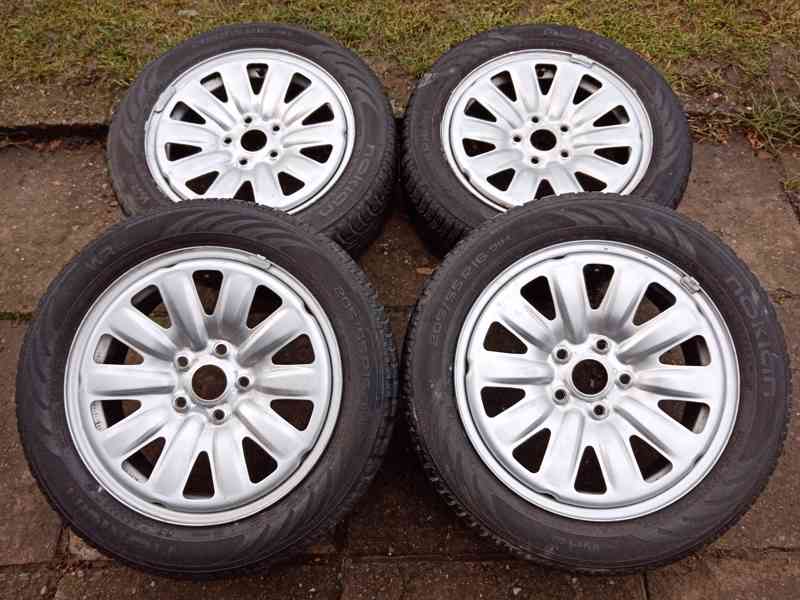 Zimní kola 16ky 5x112 pneu 80% Škoda Vw Seat Audi - dobírka - foto 2