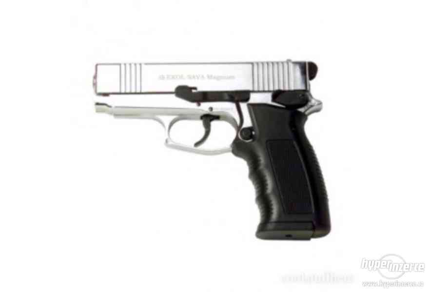 Plynová pistole Ekol Sava Magnum chrom cal.9mm - foto 1