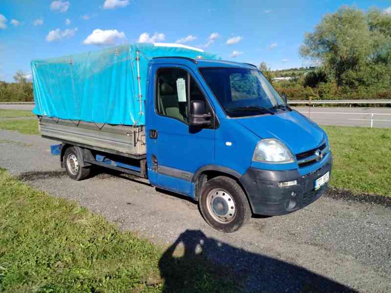 Opel Movano, valník s plachtou - foto 4