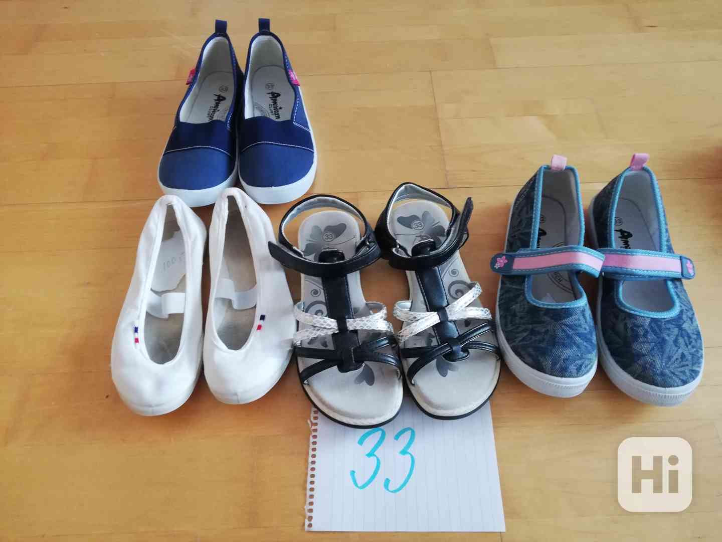 (31-35)  boty téměř nenošené - foto 1