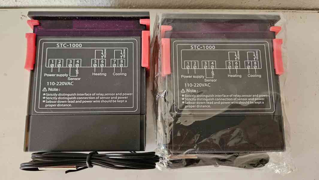 STC-1000 Digitální termostat regulátor teploty Topení Chlaze - foto 3