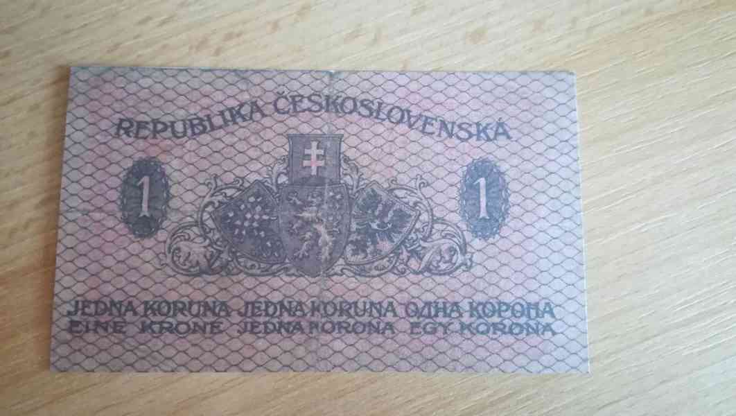 Kopie vzácných 1 republikových bankovek - Mucha - foto 12