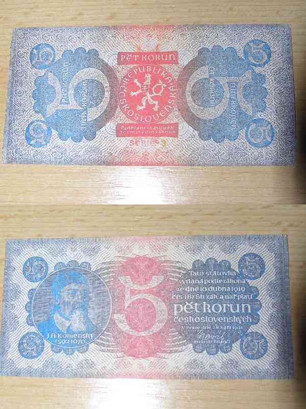 Kopie vzácných 1 republikových bankovek - Mucha - foto 11