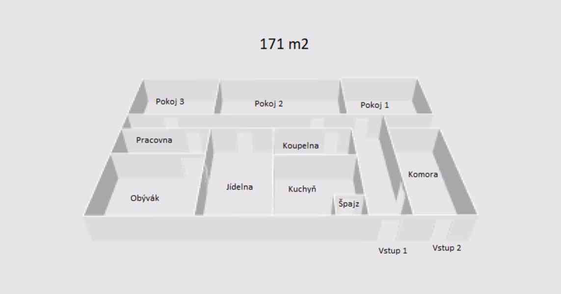 Pronájem prostorného podkrovního bytu 6+1, 171 m² – Krupská - foto 14