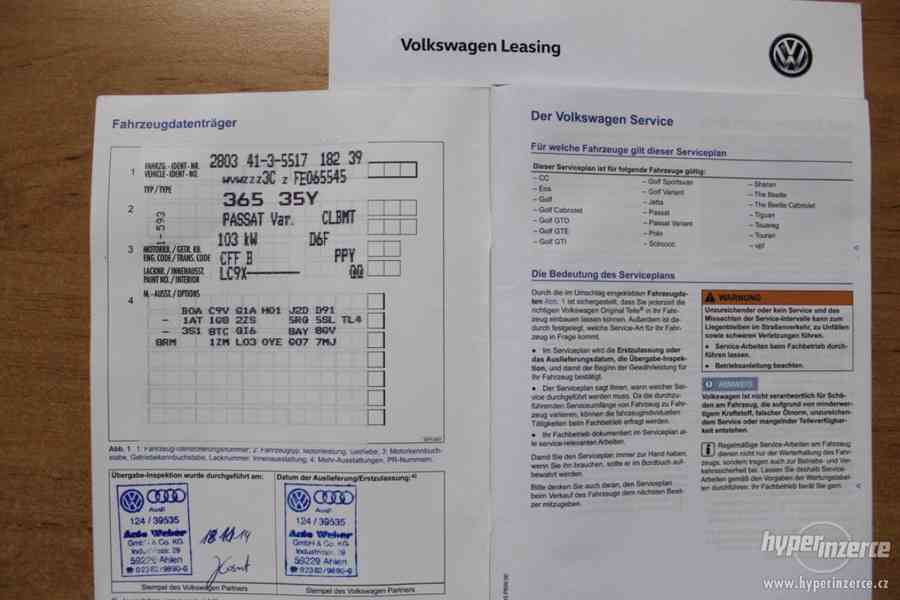 VW Passat 2.0 TDI DSG HIGHLINE kombi - DPH - foto 12