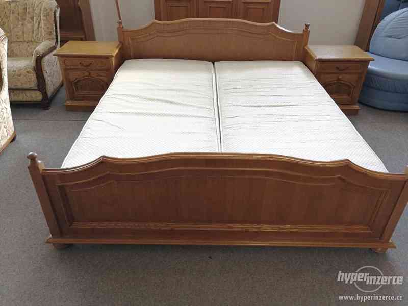 Rustikální postel manželská - foto 1