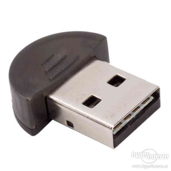 Zbrusu nový Bluetooth Dongle USB 2.0 adaptér 100 m PC Laptop - foto 1