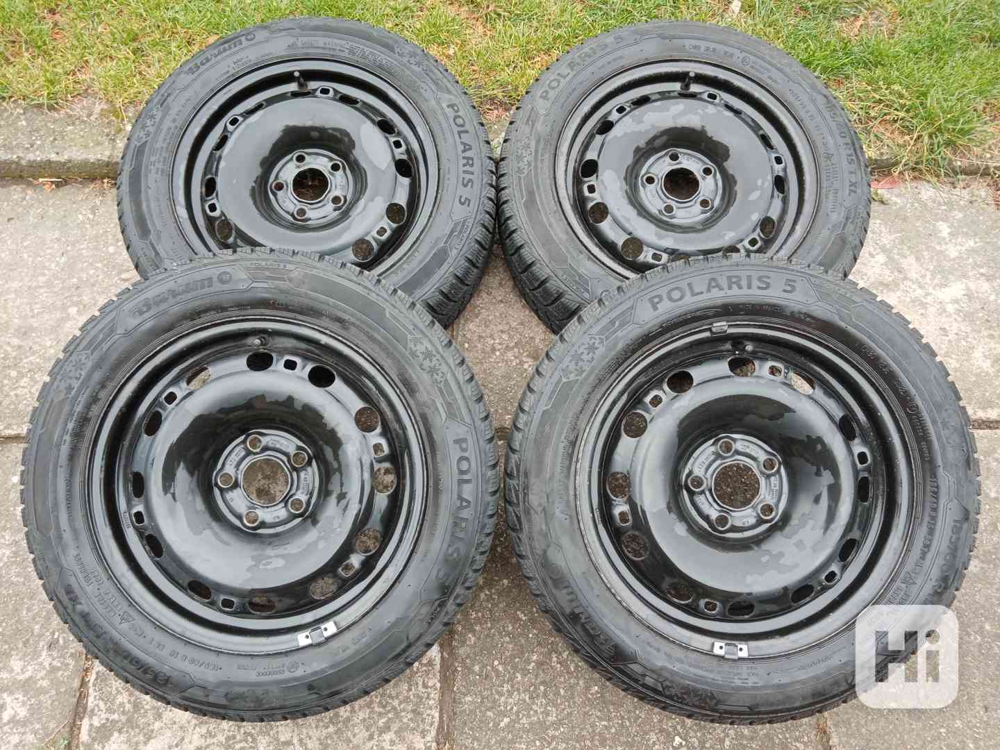 Zimní kola 15ky 5x100 pneu 80% Škoda Vw Seat Audi - dobírka - foto 1