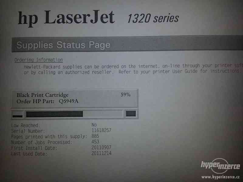 HP Laserjet 1320N | LAN | duplex | najeto 12tisic - foto 2