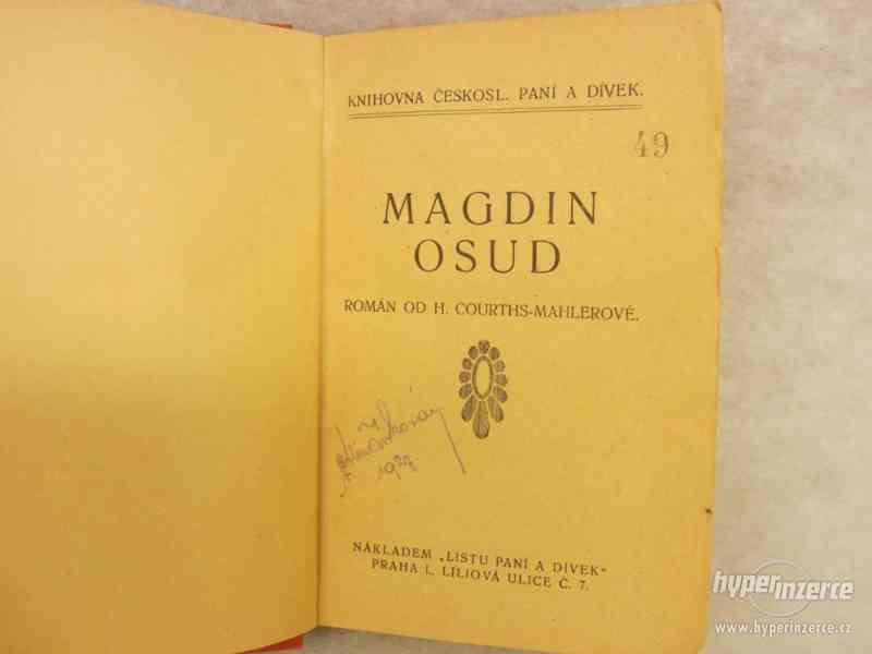 Kniha : Mahlerová - Magdin osud. - foto 2