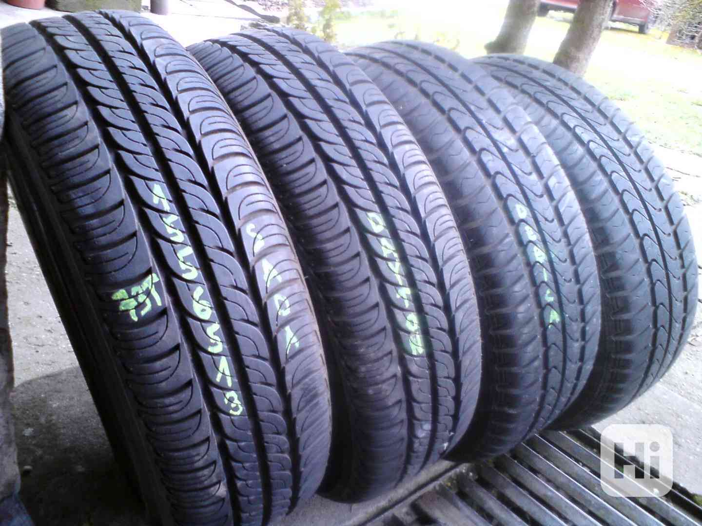 Letní pneu 4kusy 155/65/13 vzorek 95% - dobírka možná - foto 1
