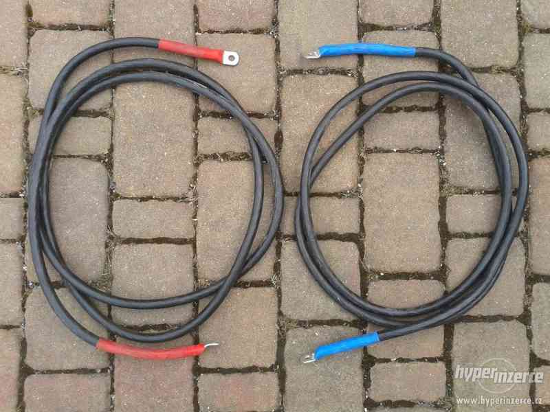 Silové napájecí kabely 3,7m, 18mm průměr. - foto 1