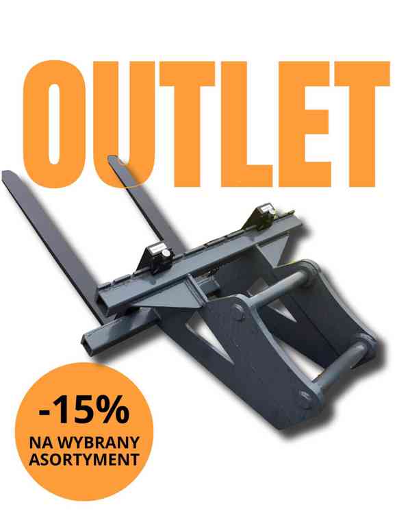 Vidle pro bagr 3,5 t — OUTLET - foto 1