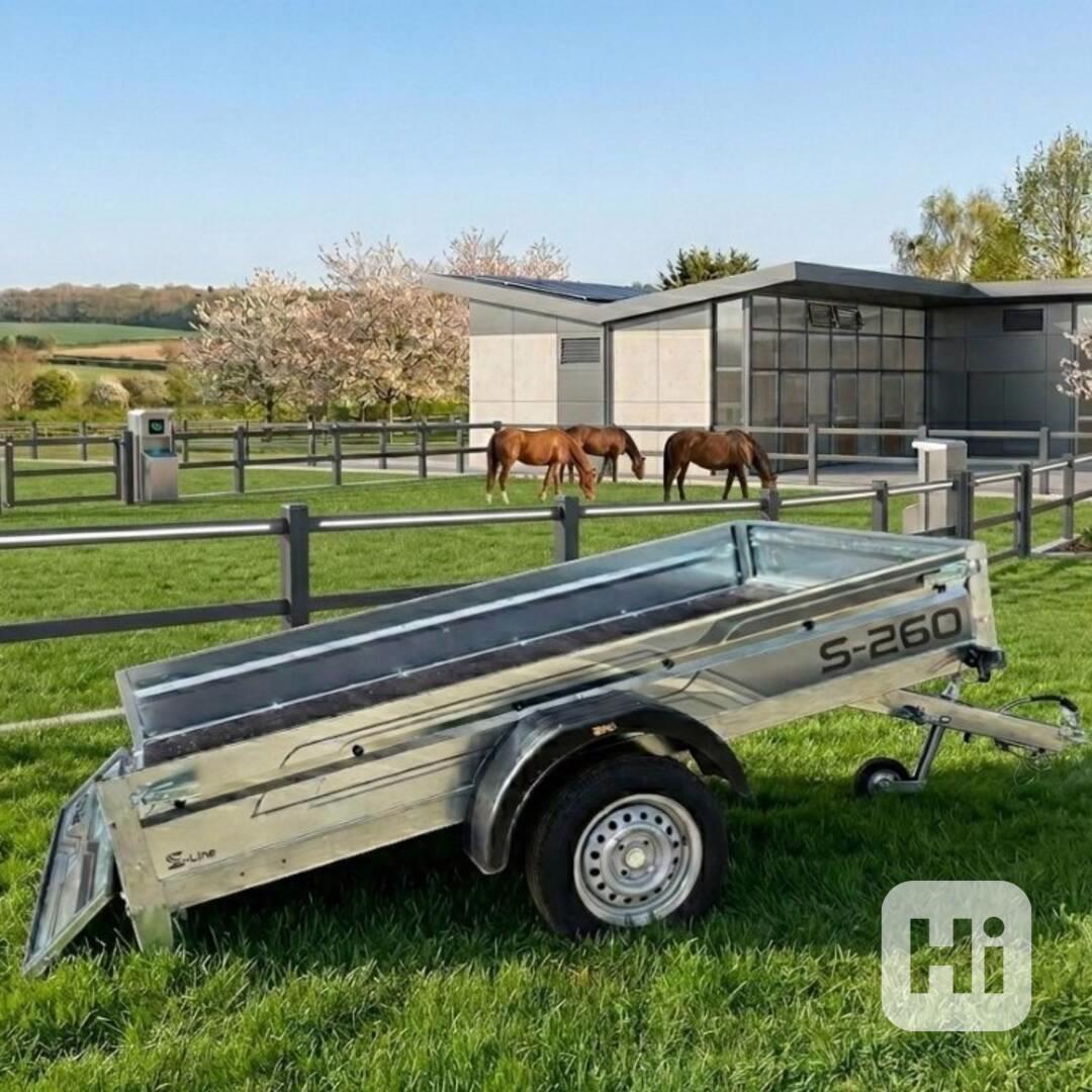 Nový přívěsný vozík sklopný, ČR - VÝROBA, DPH - foto 1