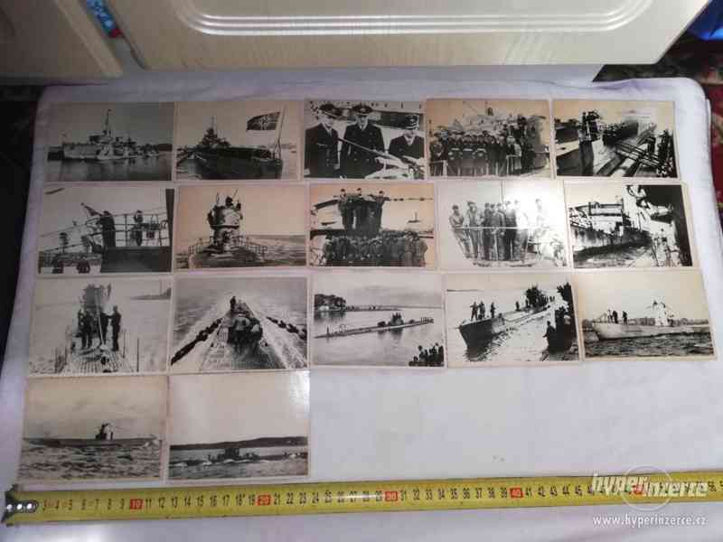 Německé fotky z 2. sv. v.-lodě a ponorky-námořníci - foto 1