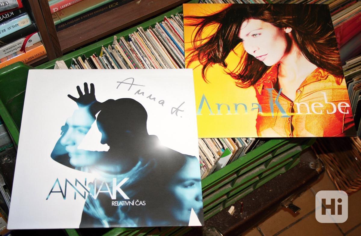 2x LP ... ANNA K - NEBE + RELATIVNÍ ČAS (podepsané, nejlevně - foto 1