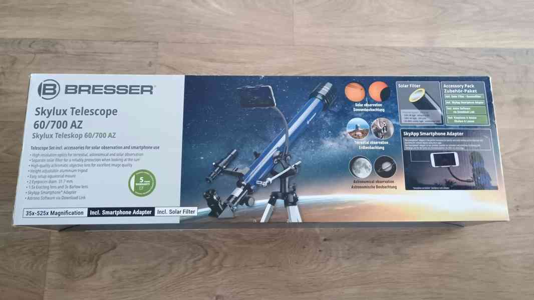 Hvězdářský dalekohled - teleskop Bresser Skylux 60/700 AZ - foto 2