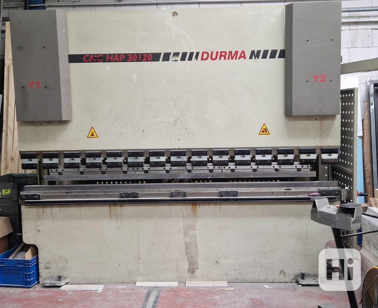 Použitý ohraňovací lis DURMA CNC HAP 30120, r. v. 2004 - foto 1
