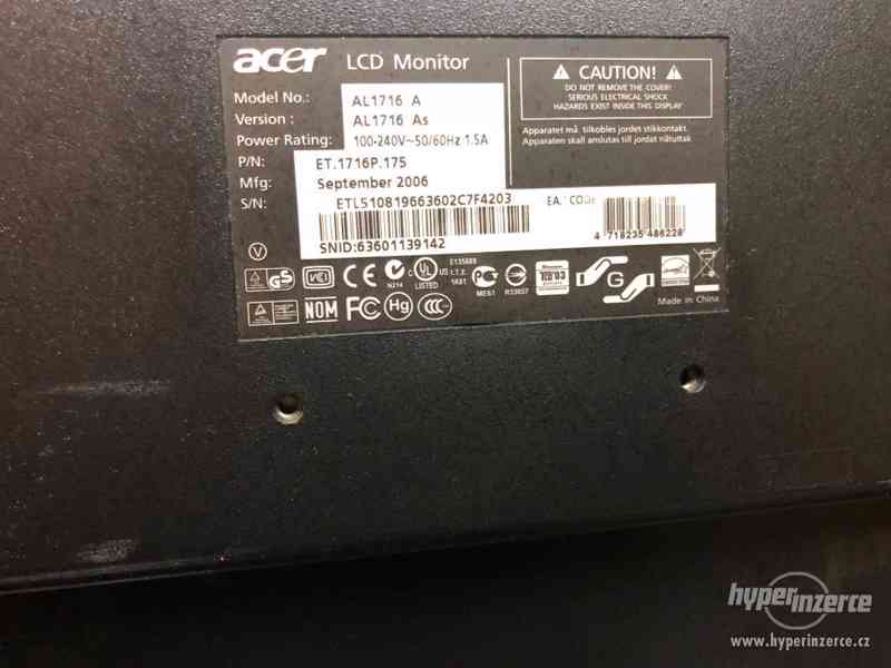 LCD Acer AL1716 - foto 2