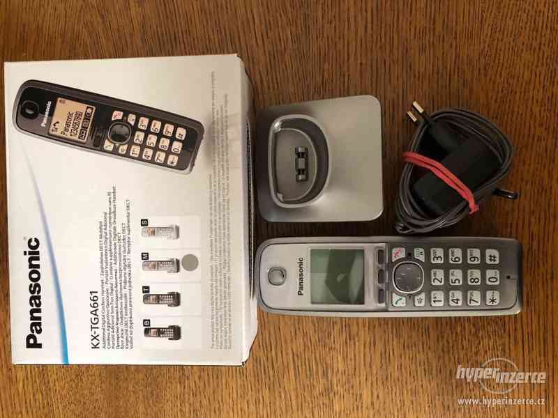 3 bezdrátové telefony Panasonic na pevnou linku - foto 3