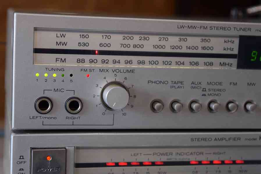 HITACHI HA-J2 + FT-J2 VINTAGE STEREO ZESILOVAČ !! - foto 3