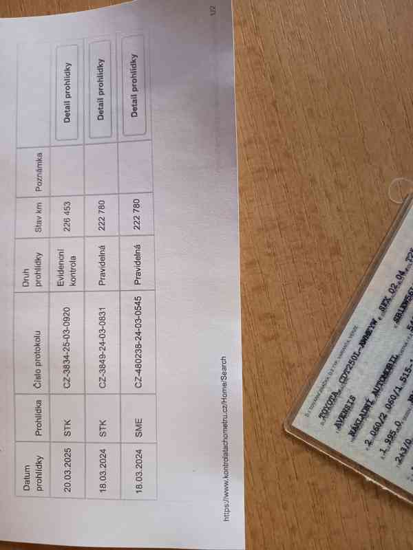 Toyota Avensis combi 2,0D-4D Comfort ČR  - foto 23