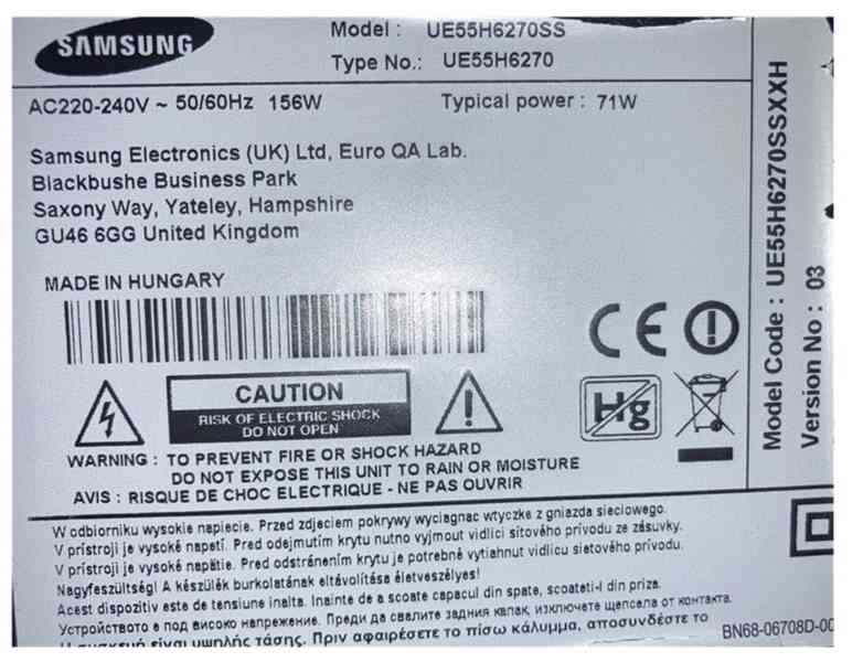 Samsung 55" UE55H6270 - foto 4