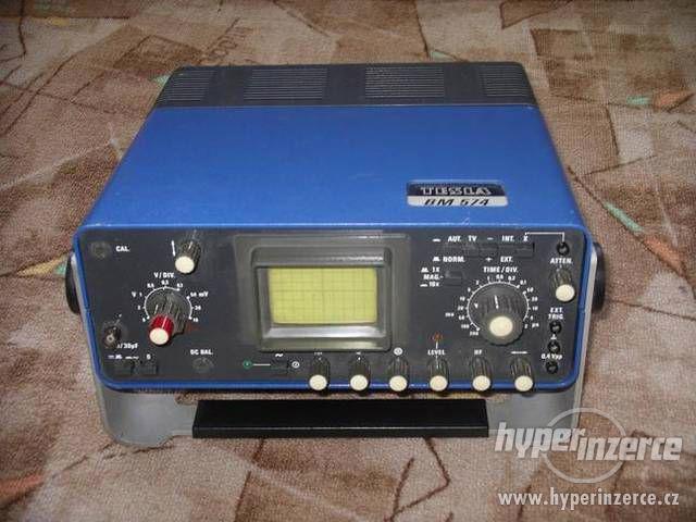 Osciloskop analogový Tesla BM-574 1x20 MHz - foto 1