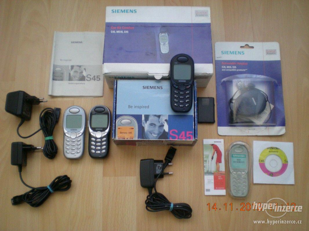 Siemens S45 a Siemens S45i - plně funkční, neblokované - bazar ...