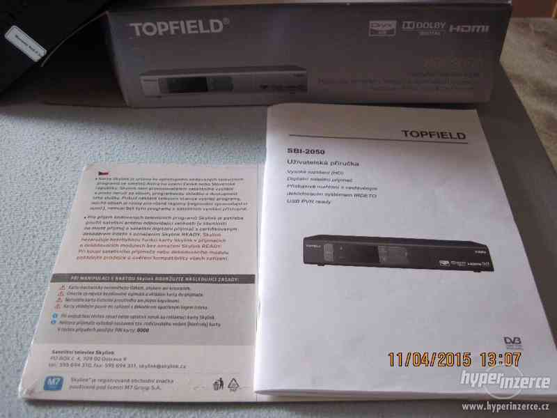Satelitní HD přijímač TOPFIELD SBI 2050 / CZ / USB / IRDETO - foto 8
