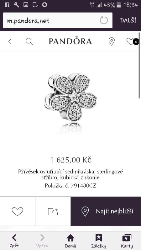 Náramek Pandora s privěsky - foto 9