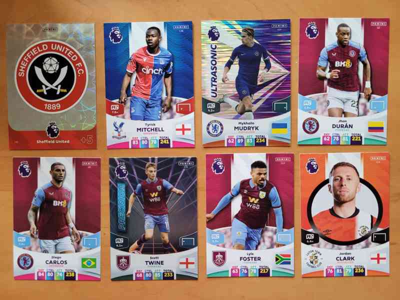 Panini fotbalové kartičky Premier league 2024 Adrenalyn XL - foto 2