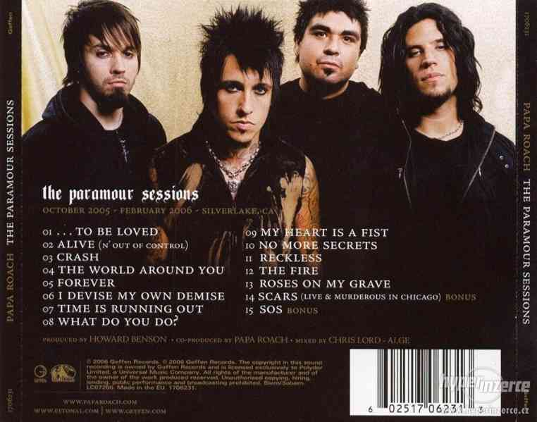 PAPA ROACH - The paramour sessions - foto 2