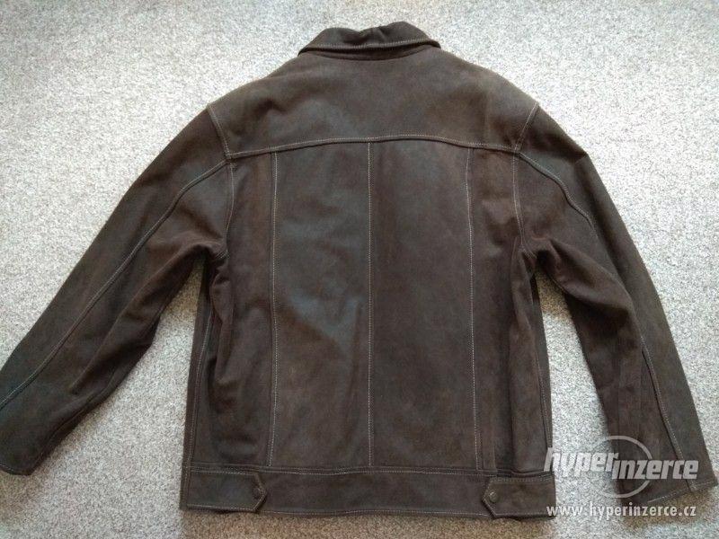 Nová pánská kožená bunda s vnitřní vestou - XL - foto 12