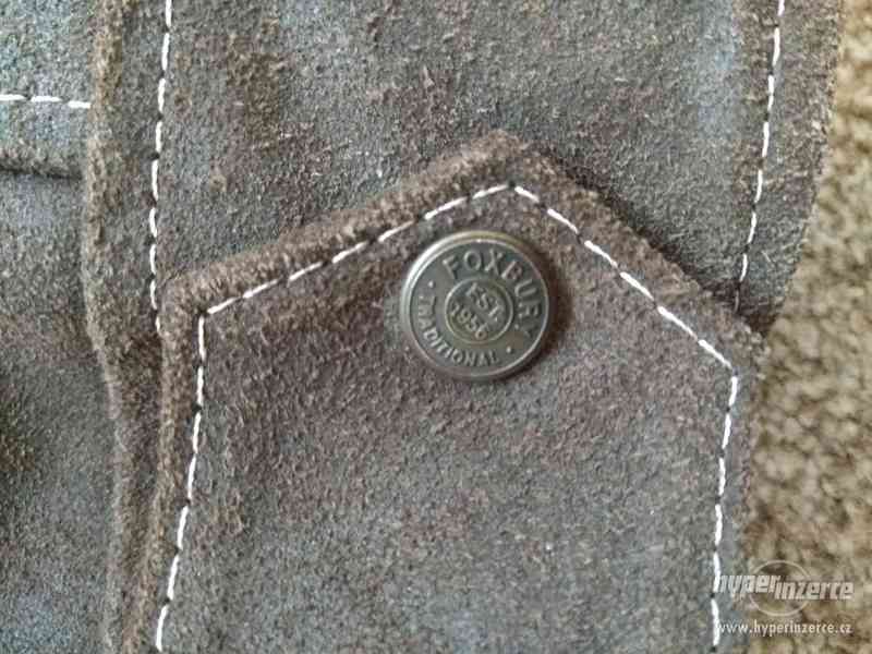 Nová pánská kožená bunda s vnitřní vestou - XL - foto 14
