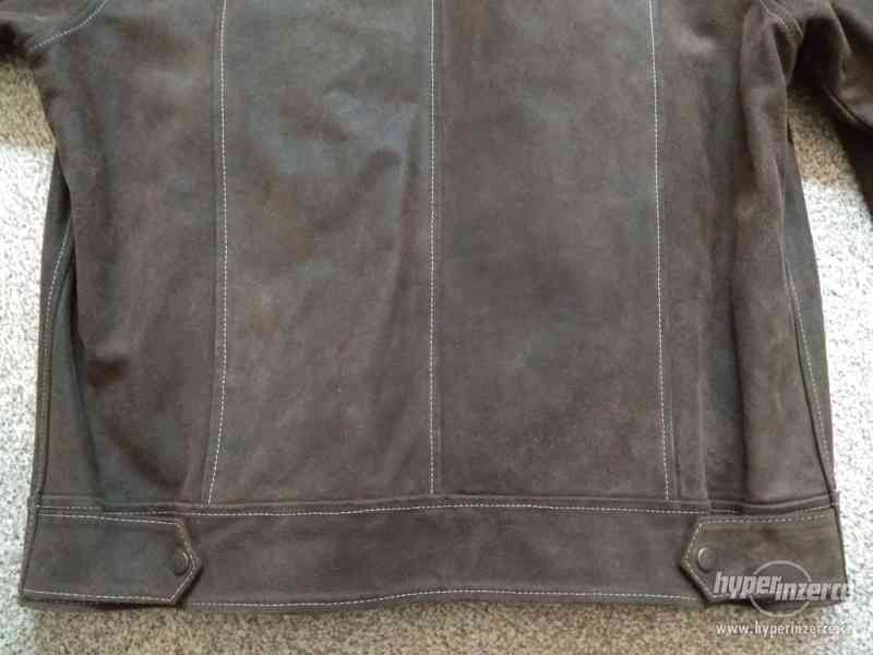 Nová pánská kožená bunda s vnitřní vestou - XL - foto 15