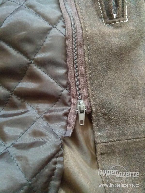 Nová pánská kožená bunda s vnitřní vestou - XL - foto 24