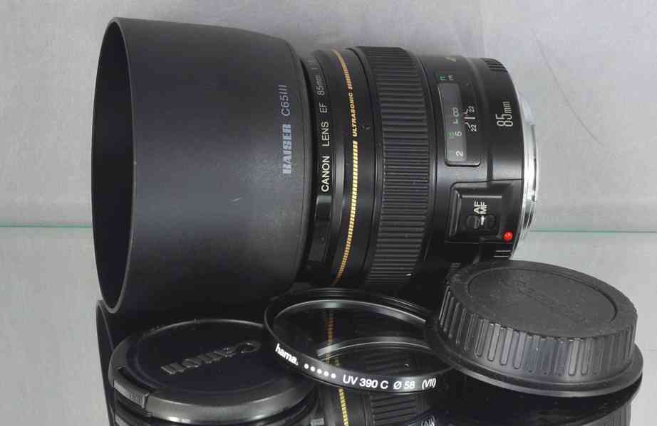 Canon EF 85mm f/1.8 USM  Pevný Portrétový*UV - foto 3