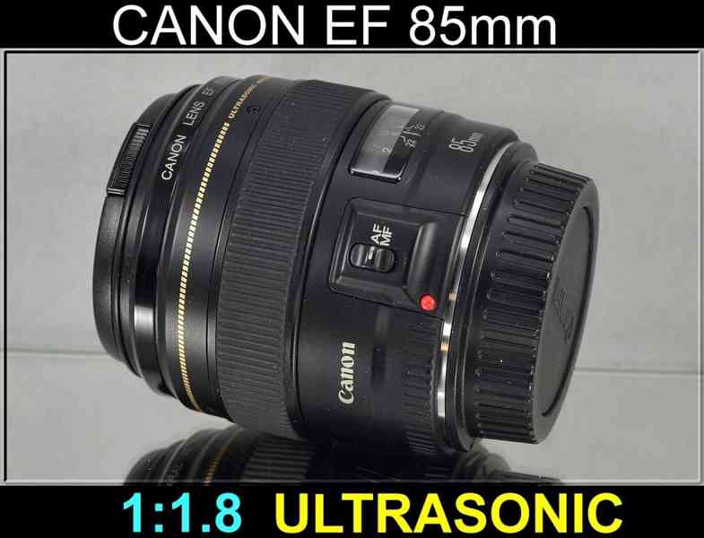 Canon EF 85mm f/1.8 USM  Pevný Portrétový*UV