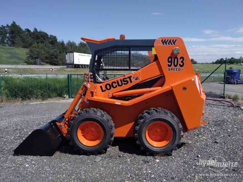 Locust 903, smykový nakladač, bobek, smykáč, UNC - foto 1