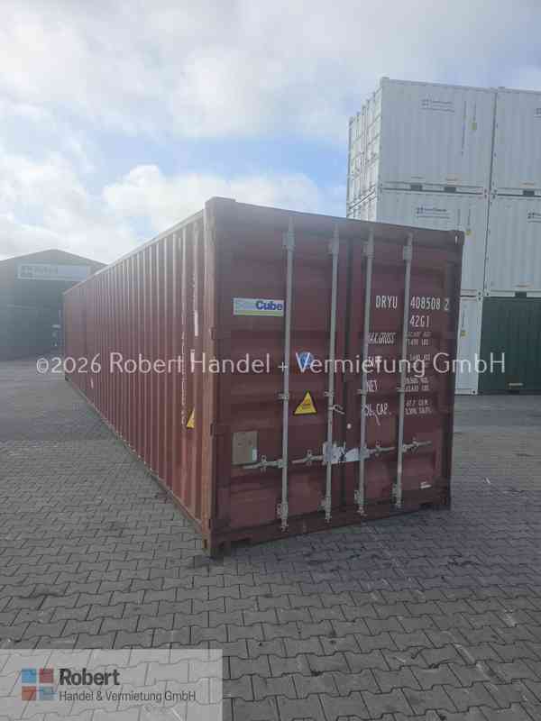40ft Kontejner - skladový, materialový, stavební,chladicí - foto 2