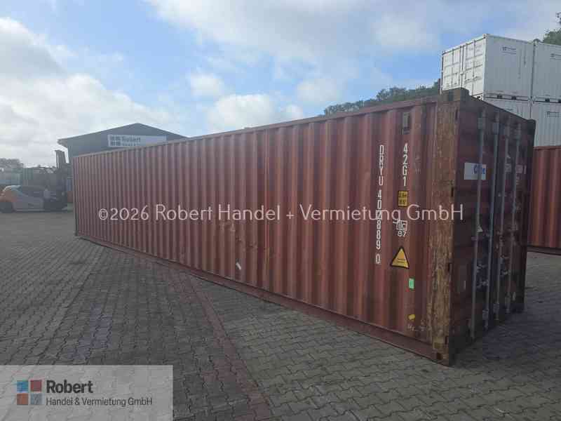 40ft Kontejner - skladový, materialový, stavební,chladicí - foto 3