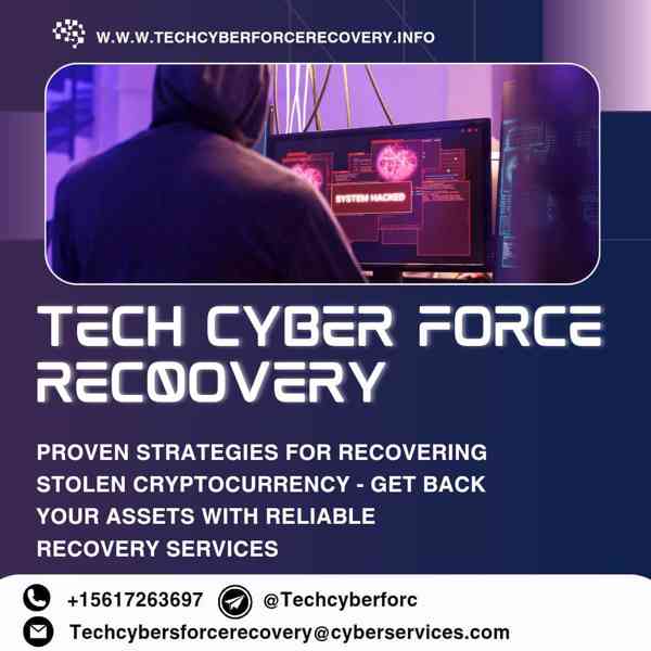 RECOVERING LOST CRYPTO FUNDS WITH TECH CYBER FORCE RECOVERY - foto 1