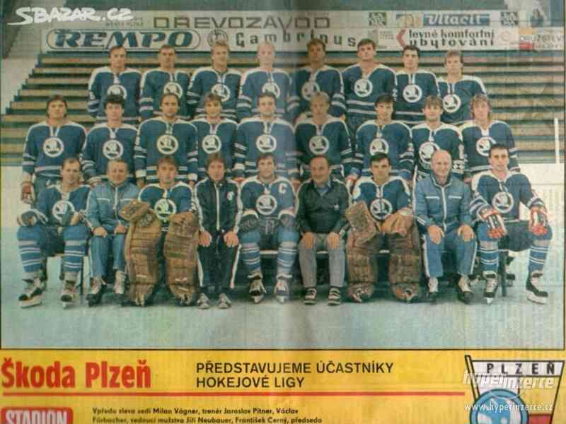 Škoda Plzeň - hokej - 1985 - foto 1
