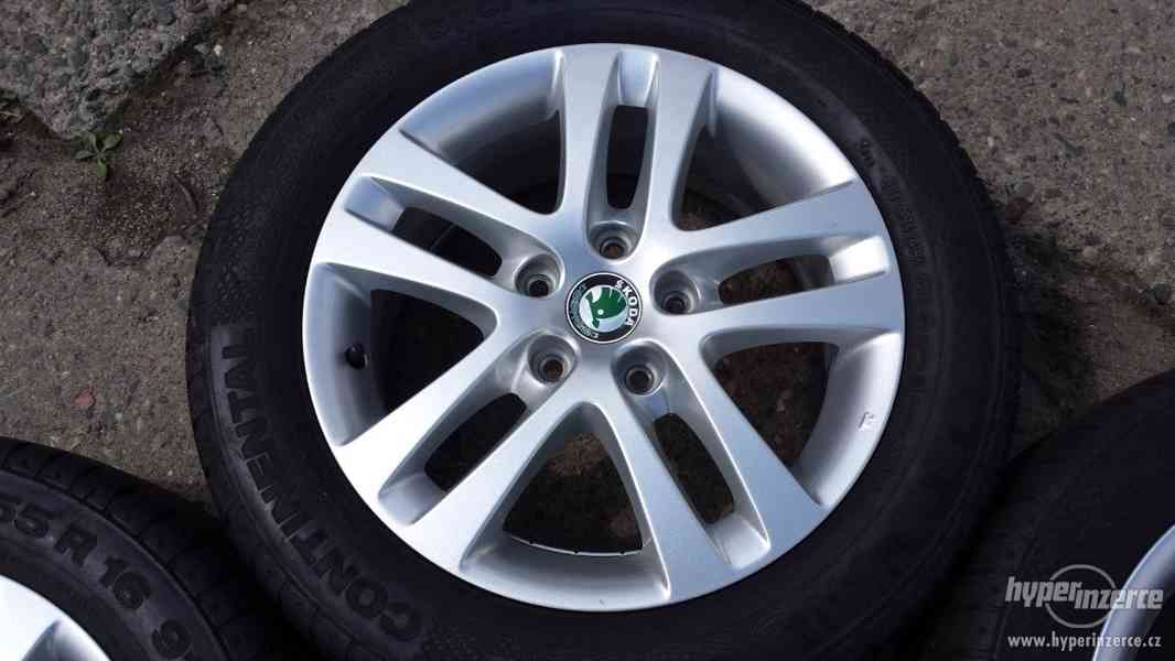16"Alu 6,5Jx16 ET50 5x112 Škoda Octavia II 205/55R16 - foto 5