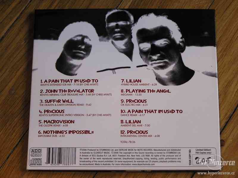 CD Depeche Mode - Playing the Angel REMIXES - foto 2