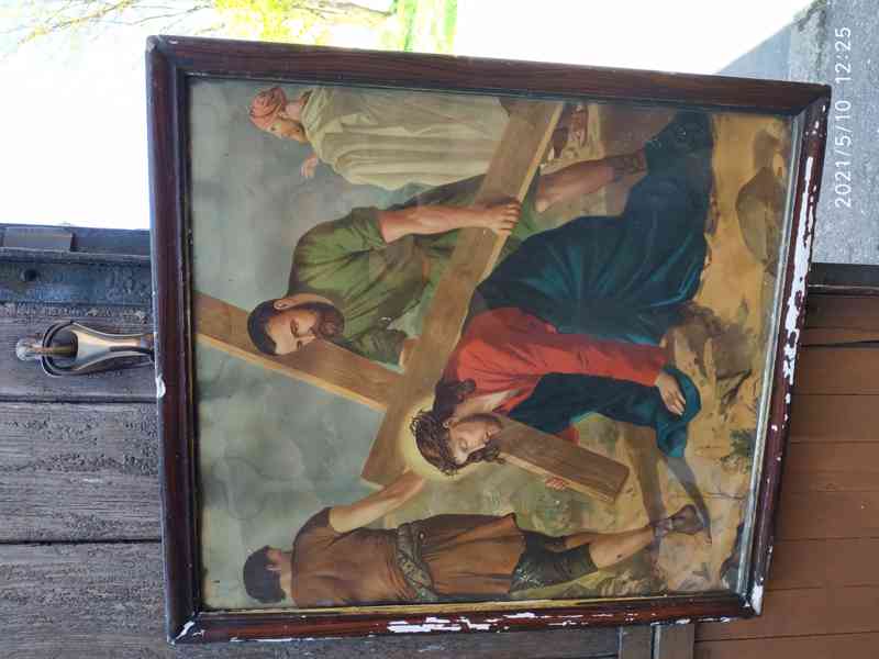 Historický obraz - Křížová cesta - foto 1