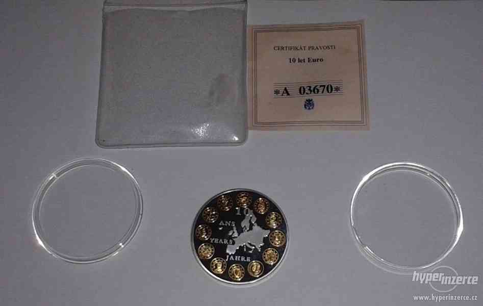 Pamětní mince k 10ti letům EURA - foto 2