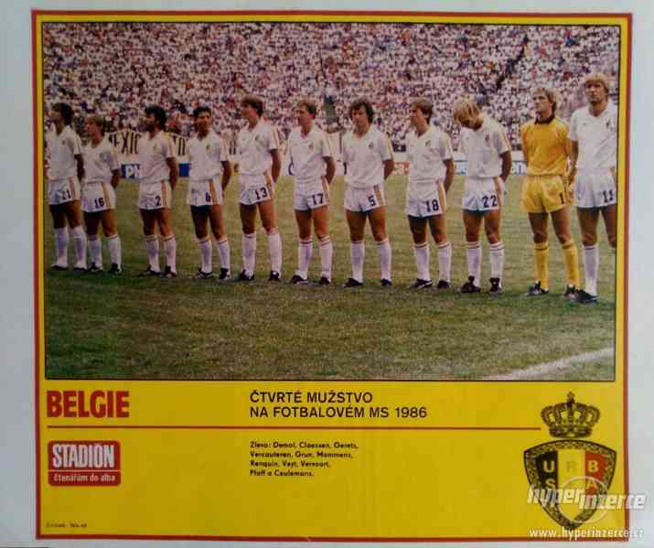 Belgie - fotbal - čtenářům do alba 1986 - foto 1